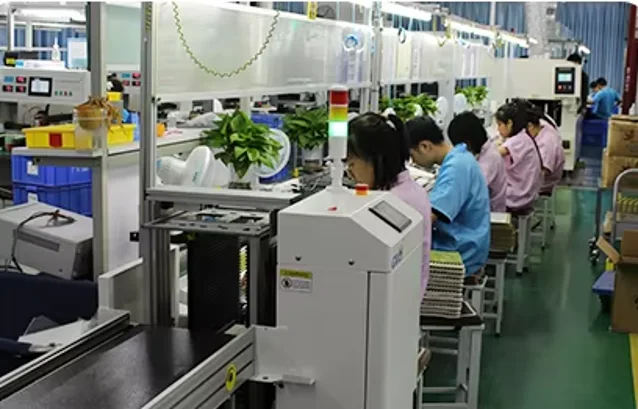Gerixi production team and assembly line