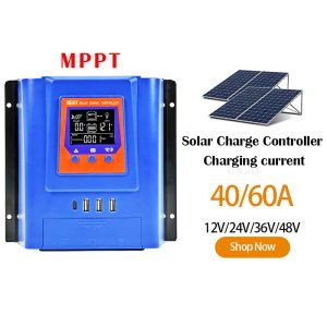 SE-B Series 40A–60A MPPT Solar Charge Controller for 12V/24V/36V/48V Systems