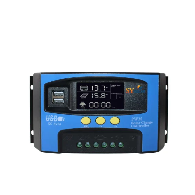 SD-A Series 10A–30A PWM Solar Charge Controller for 12V/24V Systems - Gerixi solar charge controller