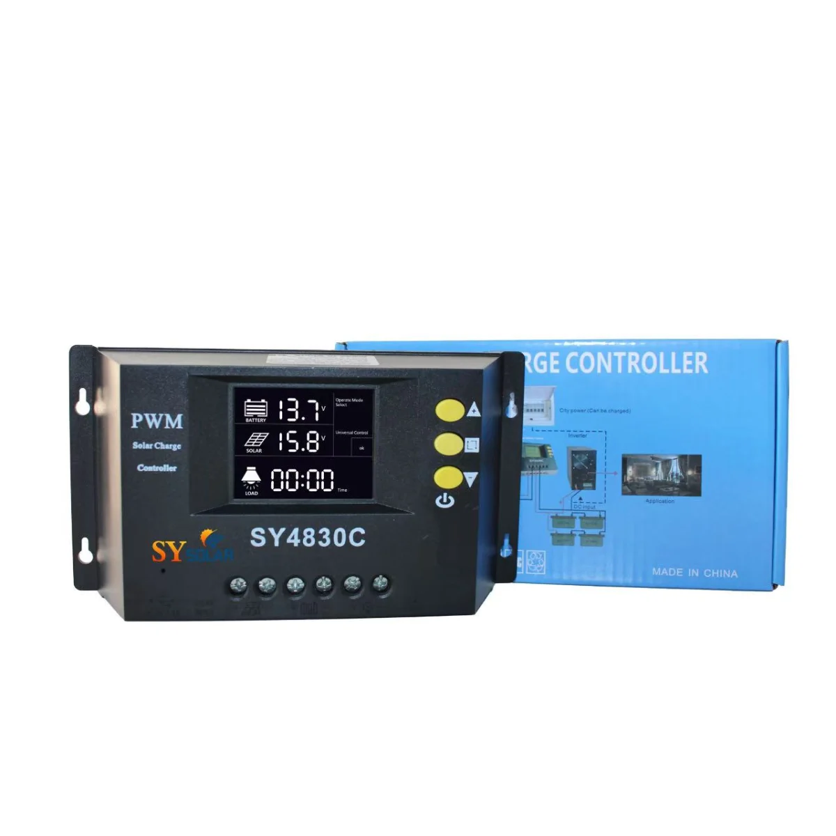 SYC-48V Series 10A–30A PWM Solar Charge Controller - Gerixi